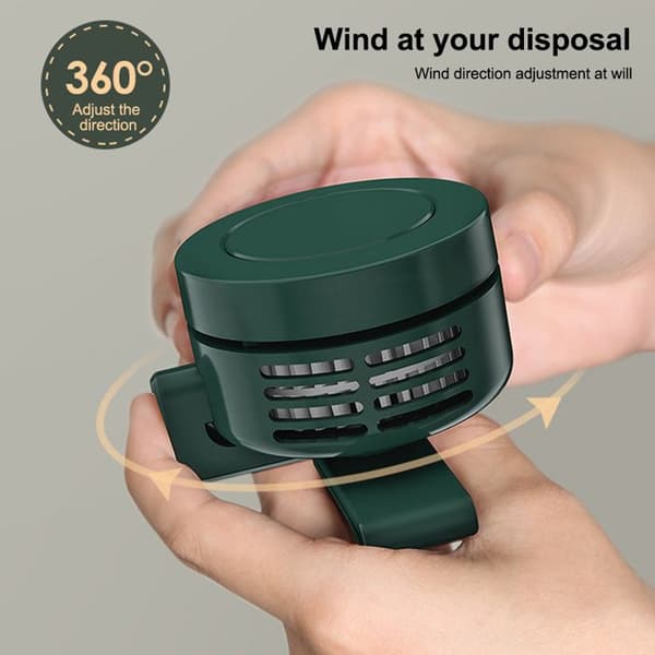 Miniklemmeventilator, halsventilator, taljeventilator, luftkøling, USB-ventilator, VVS, opvarmning < Opvarmning