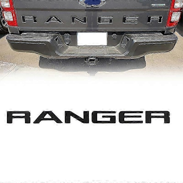 Inserts Bokstäver för Ranger 2019 2020, 3D Upphöjda & Dekaler Bokstäver, Emblemer (Svart)