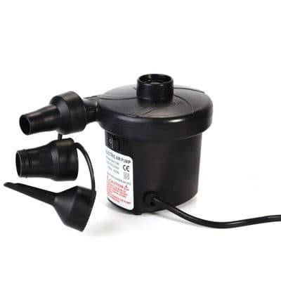 XCSOURCE Elektrisk luftpumpe/inflator til luftsenge, madrasser, pools og campingbrug, 230V, håndfri, OS340