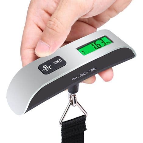 Bærbar digital bagagevægt - Vejer kufferter op til 50 kg