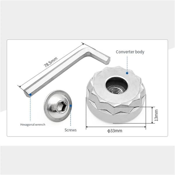 Sett med omformere for Starlock-adapter, Star Lock-system, elektroverktøy, sagbladadapter
