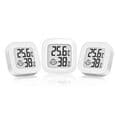 3 stk digitalt termometer hygrometer, mini LCD innendørs termometer hygrometer, søtt innendørs veggtermometer for Ma[O212]