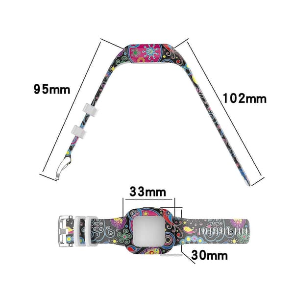 Til Garmin Vivofit JR3 Silikone Print Urrem