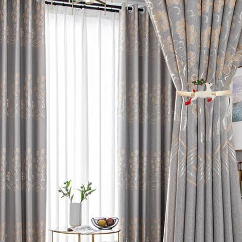 Julegardinbindinger i legering, rensdyr, med elastisk snor, til hjemmet, kontoret, hotellet.