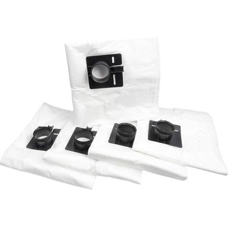 5-pack mikrofiberdammsugarpåsar för Festool CT/CTL/CTM 22
