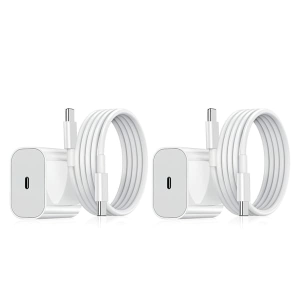 2-pakning - Lader til Samsung 25W Adapter+Kabel USB-C Hurtiglader