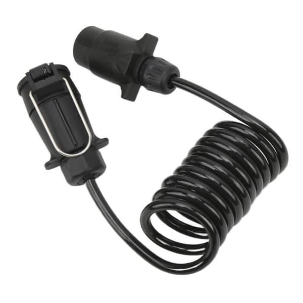 Trailerstik - Cuque - 7 ben - 2 meter kabel - Europæisk standardstik - Fleksibel