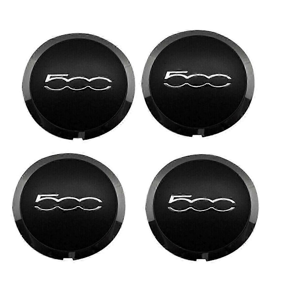 4 st 133mm Navkapslar för Hjul Centrum Navkapslar 68078419AC 68078421AC Dammskydd 51884863 Svart