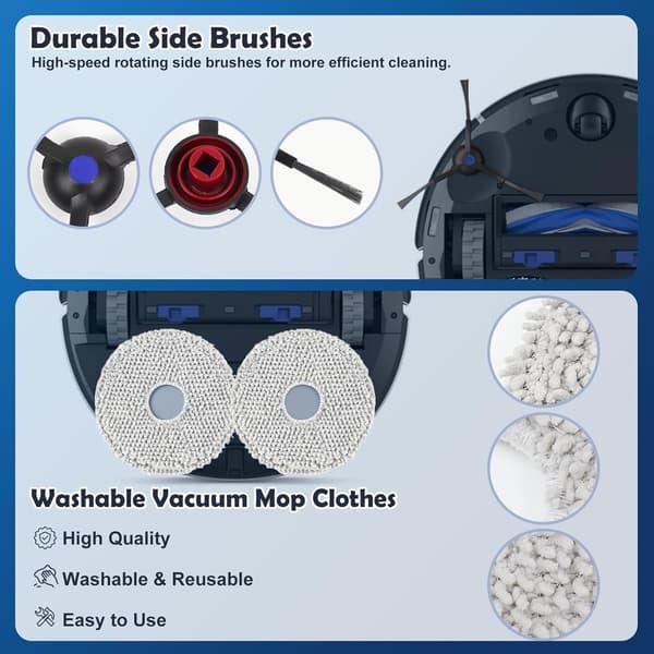 Ecovacs Deebot N30 Pro Omni Dammsugartillbehörssats