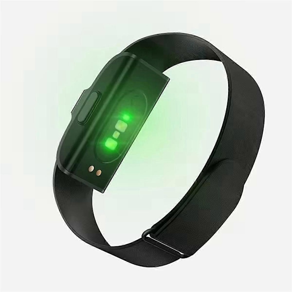 2208A Smart Armband Puls Blodtrycksmätare Svart Grå