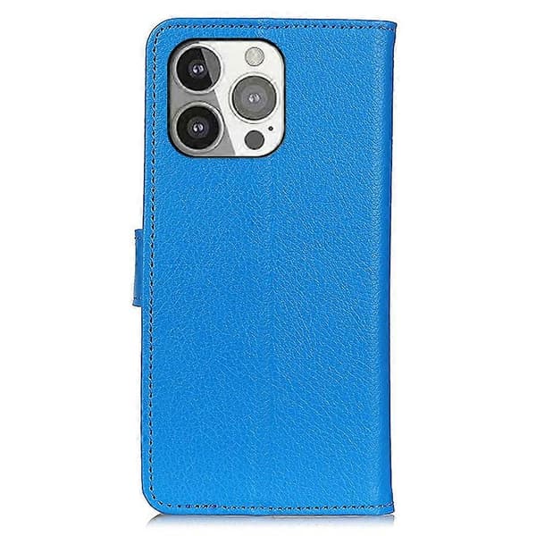 Allround Beskyttelse Klassisk Læder Wallet Design Stand Case til iPhone 13 Pro 6.1 tommer