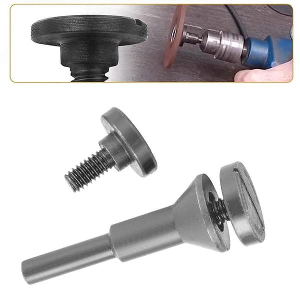 Metallkappeskive Disk Dorn Arbor 1/4\" Skaft Stem Die Grinder Sett