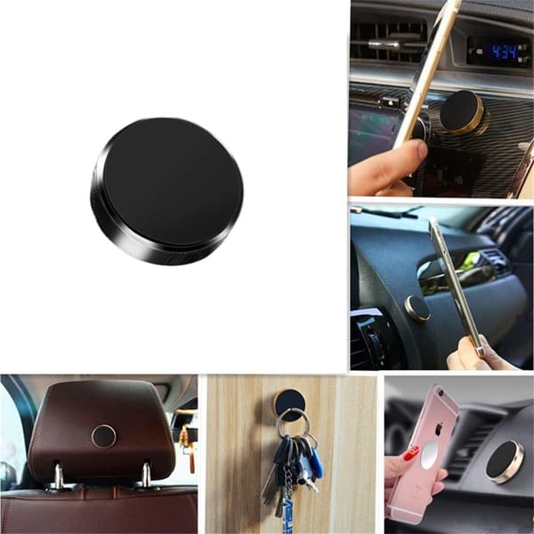 Magneettinen matkapuhelinpidike autoon, musta