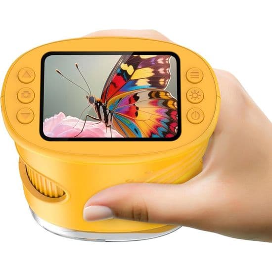 4K Mikroskoper til børn, 1000X Bærbart Mini Lommemikroskop