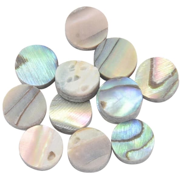 12 st Nya Zeeland Abalone Luthier Inlägg 6mm Band Sida För Gitarr Ukulele