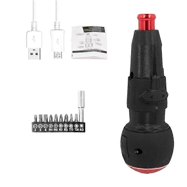 3,6V Mini Elektrisk Skruvdragare Sladdlös Elektrisk Skruvdragare Mini Borrmaskin Elverktyg USB Uppladdningsbar Multifunktion Manuell