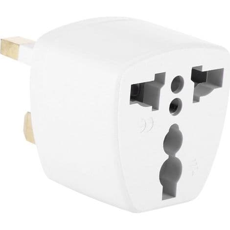 Universell reiseomformeradapter, strømplugg, USA/EU/AU til Storbritannia-konvertering, 220V