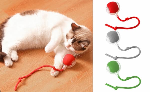 Interaktiv Kattleksak / Kattleksak - Boll som rör sig