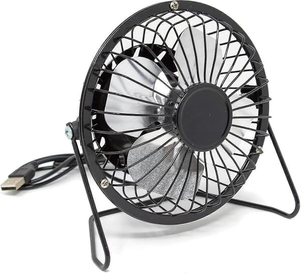 USB-ventilator med 180 graders roterende hoved