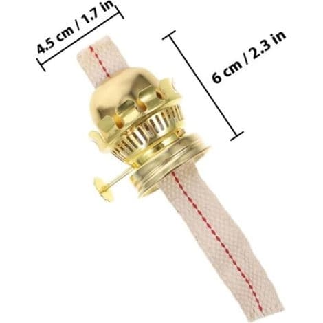 Retro parafinlampe 2 stk. brennerveker erstatning elegant vintage design -ULISEM