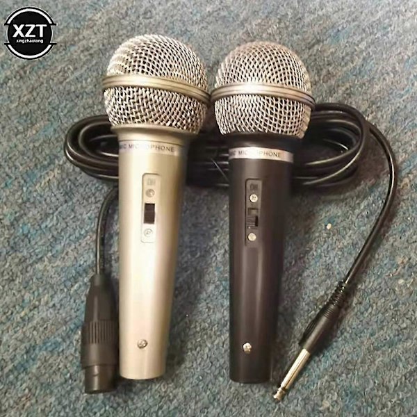NY BNT-331 Trådbunden Mikrofon Pneumatisk Spiralmikrofon Hemdator K Sång Stereo Trådbunden Mikrofon Handhållen Speluppträdande Party