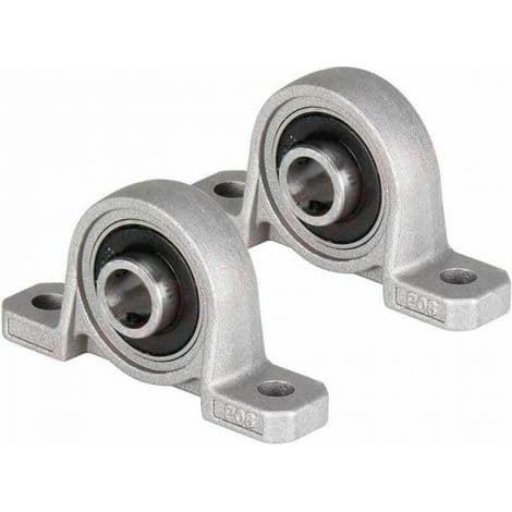 4-delt putelager, 10 mm kulelager, putelager, selvjusterende flensboring, selvmonterende putelager
