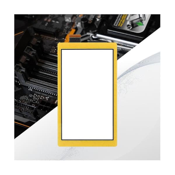 LCD berøringsskjerm erstatning for Switch Lite, slitesterk Switch Lite skjerm for Switch Lite skjerm erstatning, gul