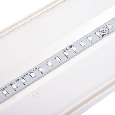 Selvstendig nødbelysningsenhet, 3 timer, IP65, 200 lumen, 6500K, 27 lysdioder - ANNET