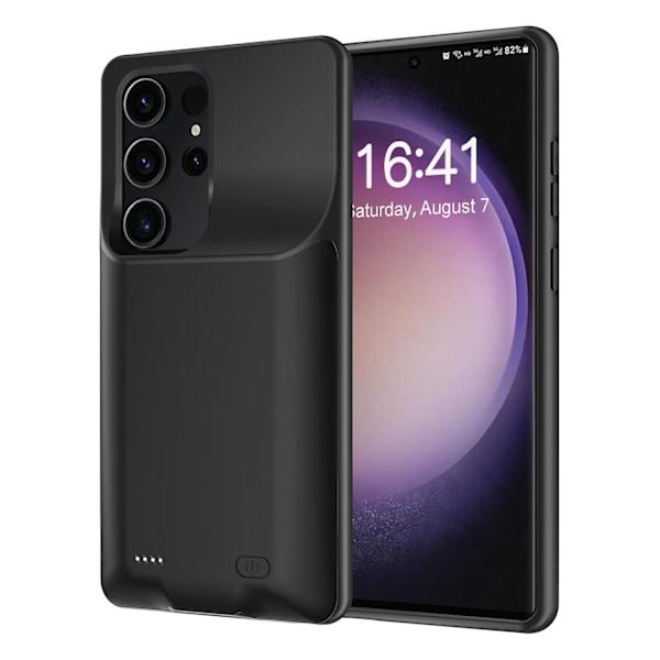 B28 10000mAh Powerbank för Samsung Galaxy S23 Ultra Mjukt TPU Laddfodral