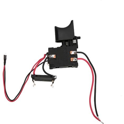 Variabel utløserbryter for 7,2V-24V batteridrill med integrert LED
