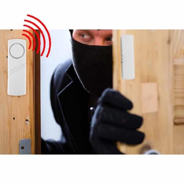 Dörr- och fönsterlarm - Säkerhet - 4-pack - Trådlöst - 95 dB - Enkel installation
