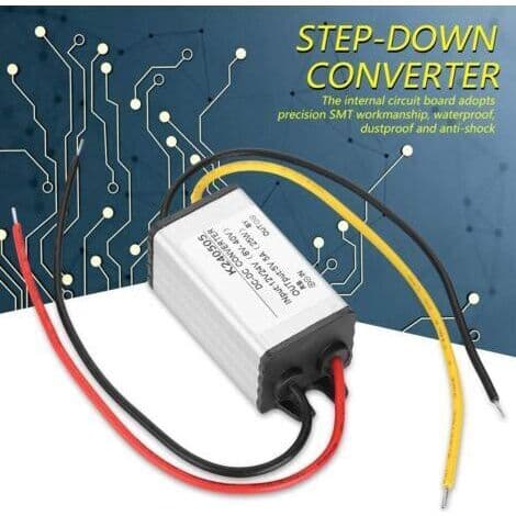 12V/24V til 5V 5A DC-DC Step-Down omformer strømforsyningsmodul