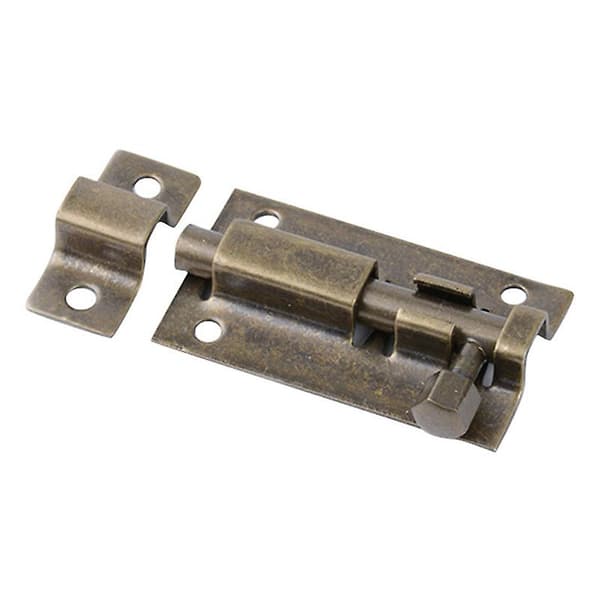 1.5/2/3/4 Tommer Lang Sølv Rustfritt Stål Dørlås Solid Skyvelås Bolt Lås Hasp Staple Port Sikkerhetslås