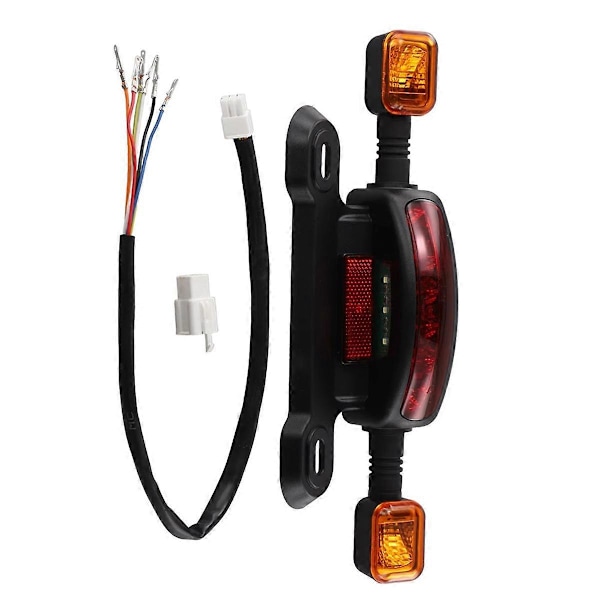 3-i-1 LED Baklykta Elektrisk Cykel Blinkers Baklampa E-Bike Bakre Bakljus Indikator Cykling