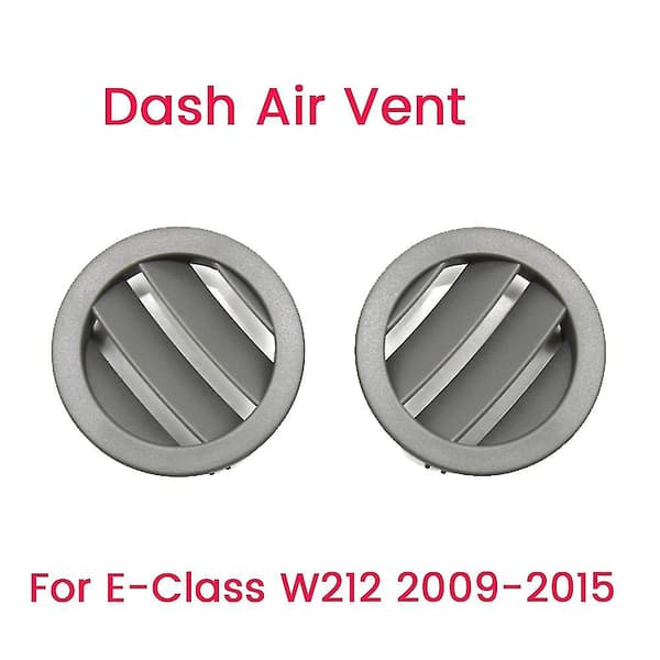 2st Grå Vh Hö Sida Instrumentbräda Luftutsläpp AC Ventilationsgaller Panel Skydd För E-klass W212 E300 2009-2015