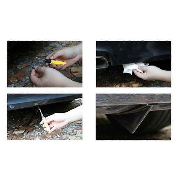 Auto Bumper Diffuser Auto Bumper Spoiler Splitter Auto Styling Auto S, 4 stk-Yogu