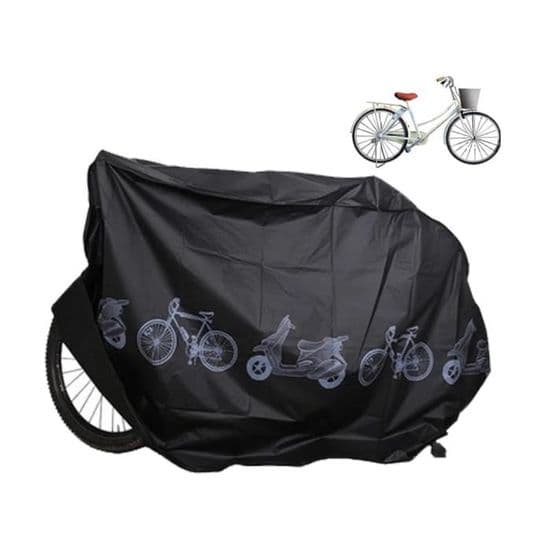 Vandtæt cykelovertræk - Sort - 200x110 cm