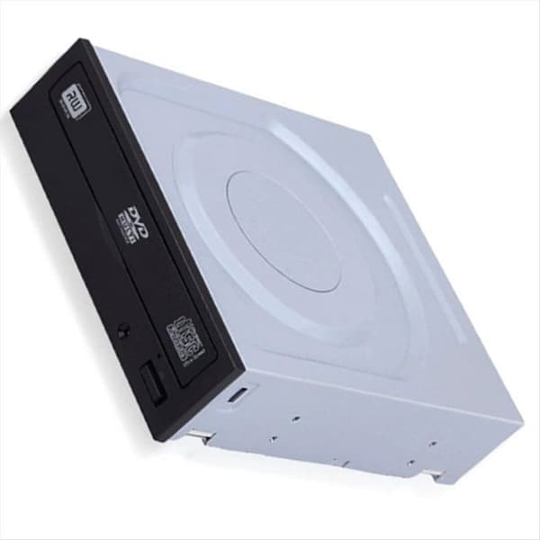 Stationær computer med integreret SATA optisk drev, internt SATA-drev, DVD/CD-brænder.