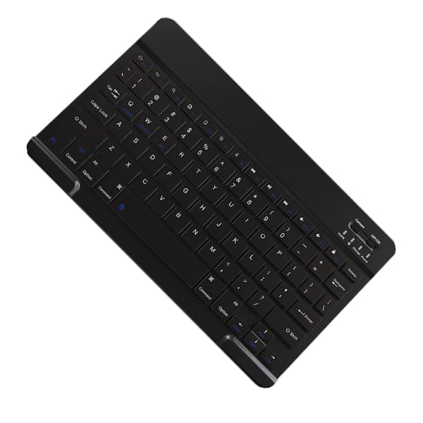 Trådløst Bluetooth-tastatur - 10-tommer genopladeligt sort