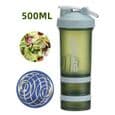 Salatdressing Shaker - 500ml - Grønn - 2 stk - PP Materiale