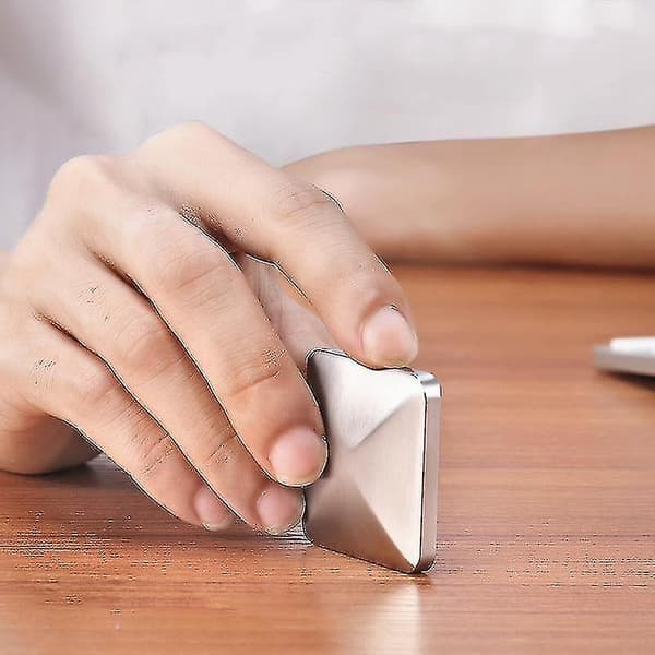 Hexagon sort Flipo Flip skrivebordslegetøj roterende kinetisk spinner fidget til stresslindring