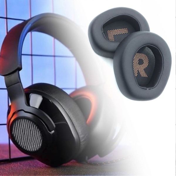 1 Par Hörlurskuddar Utbytbara Dammtäta Andningsbara Gaming Hörlursöverdrag Kompatibla JBL QUANTUM Q600