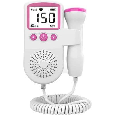 Føtal Doppler - 3,0 MHz Doppler - Ny versjon - Rosa