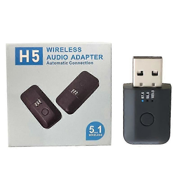 Usb Bil Bluetooth 5.1 Sändare Mottagare Mini Usb Ström