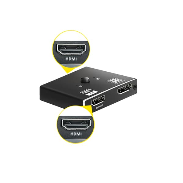 HDMI 2.0 Switch 2 in 1 ut 4K HDMI Splitter 1 in 2 ut