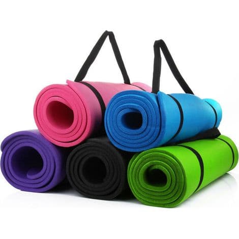 Naturlig bomull elastisk yogarem 250 cm x 2,5 cm för stretching och stärkande - ULISEM