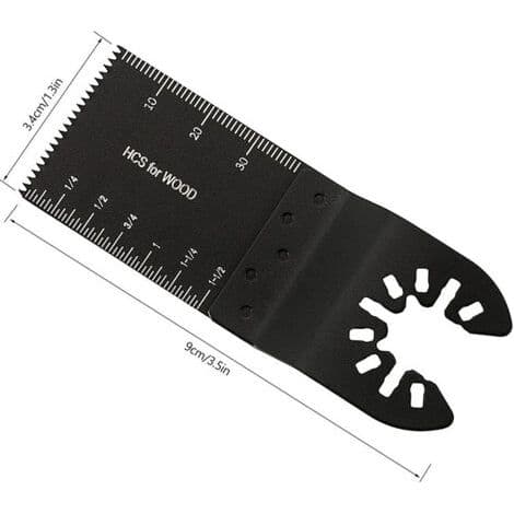 10 stk. 34 mm savklinger af kulstofstål, multifunktionssavklinge, tilbehørssæt til elværktøj skæremaskiner
