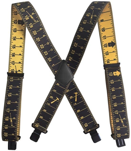 Herrhängslen X-formade - 5 cm breda - Svarta