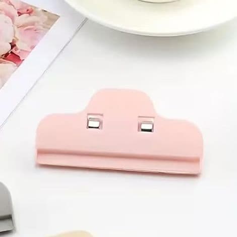 Set med 4 diamantritningsklämmor i plast, multifunktionsklämmor för hantverk, rosa