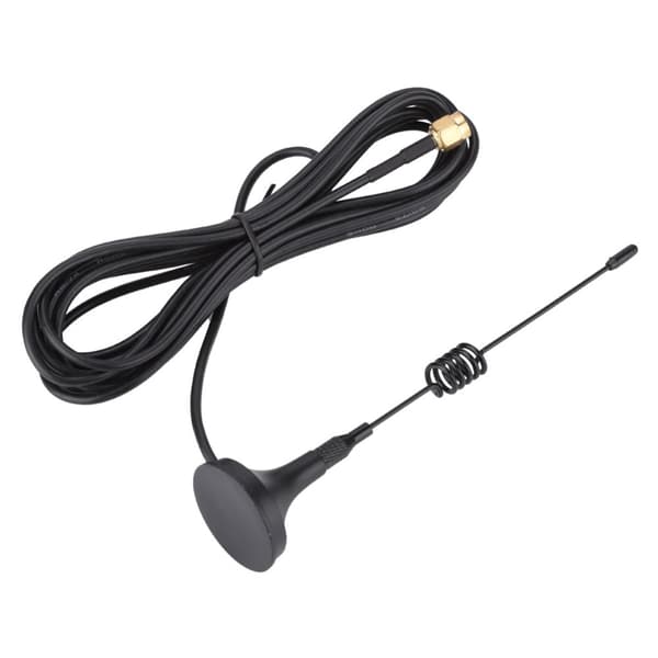433MHz RP SMA lige sugeantenne han med magnetisk base til amatørradio